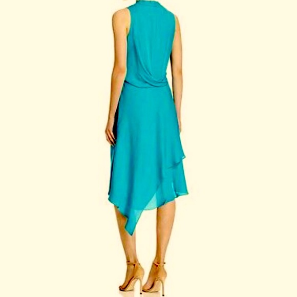 ❌SOLD❌ Kobi Halperin Blair faux Wrap Silk Dress - Picture 3 of 9